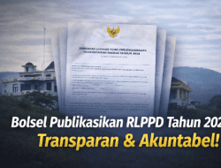 Wujudkan Transparansi, Pemkab Bolsel Publikasikan RLPPD Tahun 2025