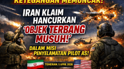 Ketegangan Memuncak! Iran Klaim Hancurkan ‘Objek Terbang Musuh’ dalam Misi Penyelamatan Pilot AS