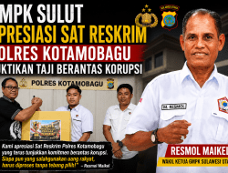 Resmol Maikel Puji Kinerja Sat Reskrim Polres Kotamobagu: Bukti Aparat Tidak Tinggal Diam